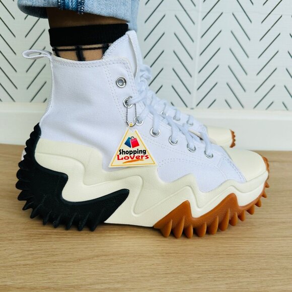 ⭐Rare Converse Run Star Motion CX Platform Men Chunky Shoes Sz 7 White 171546C⭐ - Picture 10 of 12